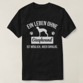 Greyhound T-shirt (Design voorkant)