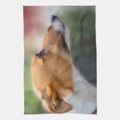 Greyhound teatowel, meisje P2 Theedoek (Verticaal)