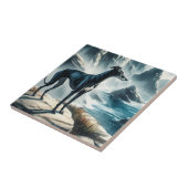 Greyhound Tegeltje (Zijkant)