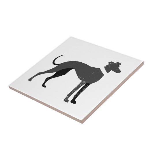 Greyhound Tegeltje (Zijkant)