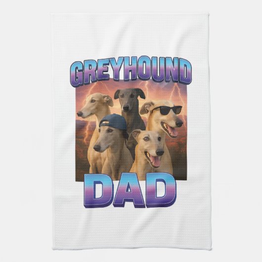 Greyhound Theedoek (Verticaal)
