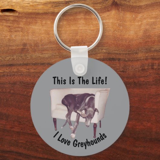 Greyhound This Is The Life  Sleutelhanger (Achterkant)