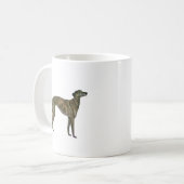 Greyhound (tigermotief) koffiemok (Voorkant links)