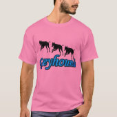 Greyhound Trio Silhouettes T-shirt (Voorkant)