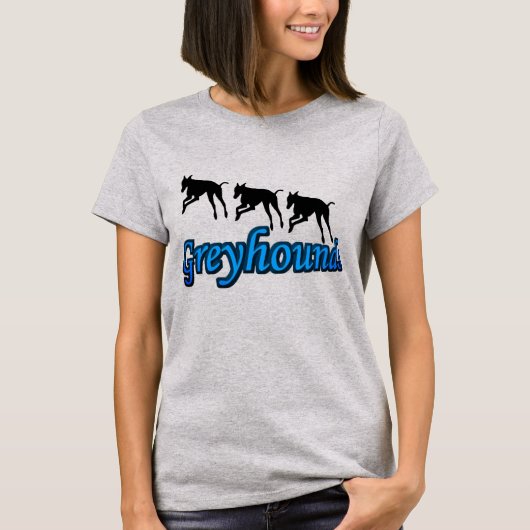 Greyhound Trio Silhouettes T-shirt (Voorkant)