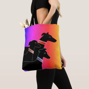 Greyhound Trio Tote Bag