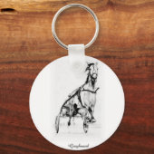 Greyhound Trotter Sleutelhanger (Voorkant)