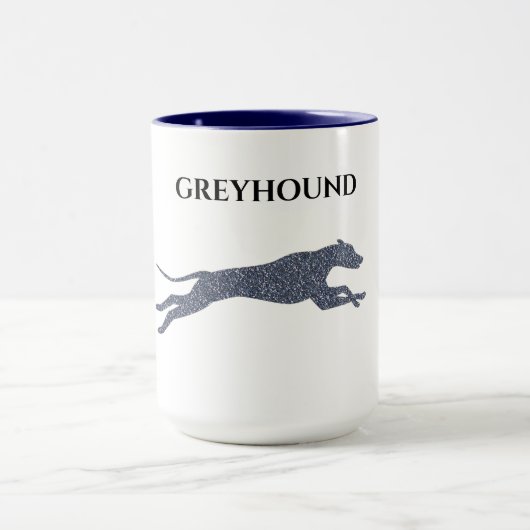 Greyhound twee toned mok. mok (Midden)