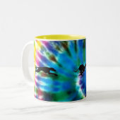 Greyhound Tweekleurige Koffiemok (Voorkant links)