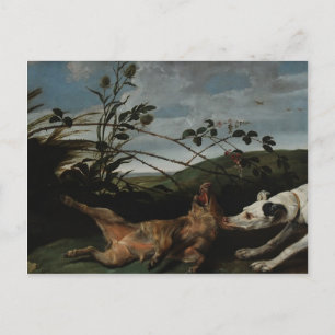 Greyhound vangt een wilde Boar door Frans Snyders Briefkaart