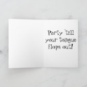 Greyhound Verjaardag Kaart ETS (Binnen)