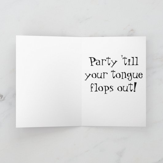 Greyhound Verjaardag Kaart ETS (Binnen)