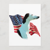 Greyhound vlag briefkaart (Voorkant)