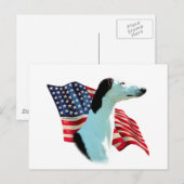 Greyhound vlag briefkaart (Voorkant / Achterkant)