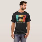 Greyhound voor mam Moeder Italiaans Greyhound Resc T-shirt (Voorkant volledig)