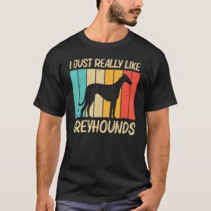 Greyhound voor mannen, Italiaanse windredding T-shirt