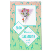 Greyhound whippet Hondenliefhebbers Aangepaste fot Kalender (Hoes)