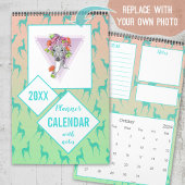 Greyhound whippet Hondenliefhebbers Aangepaste fot Kalender