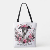 Greyhound Whippet Iggy Galgo Dog Tote Bag (Achterkant)