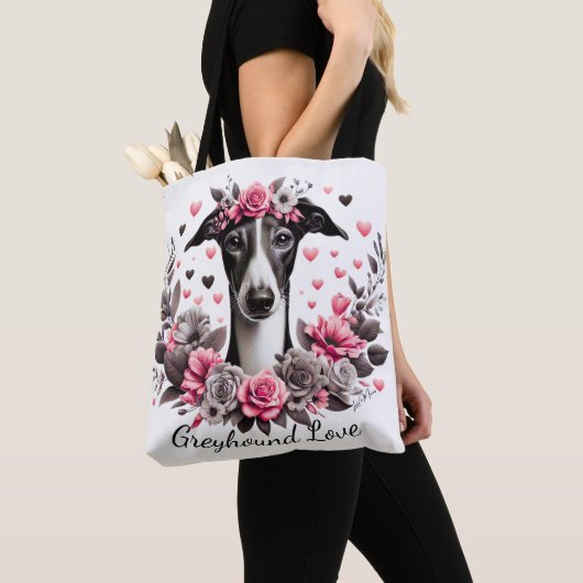 Greyhound Whippet Iggy Galgo Dog Tote Bag (Dichtbij)