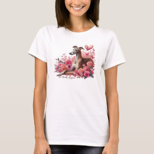 Greyhound, Whippet, Iggy of Galgo Romantisch T-shirt
