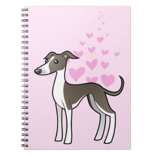Greyhound/Whippet/Italiaanse Greyhound Love Notitieboek