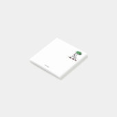 Greyhound Whippet met Boom Heraldic Crest Embleem Post-it® Notes (Schuin)