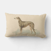 Greyhound Whippet Print Kussen (Achterkant)