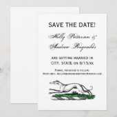 Greyhound Whippet Running Heraldic Crest Emblem Kaart (Voorkant / Achterkant)