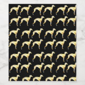 Greyhound Wijn Etiket (Enkel label)