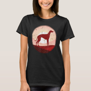 Greyhound Windhound Retro 10 T-shirt