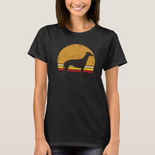 Greyhound Windhound Retro 13 T-shirt