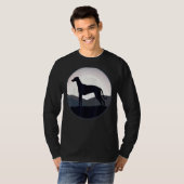 Greyhound Windhound Retro 15 T-shirt (Voorkant volledig)
