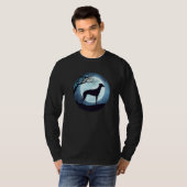 Greyhound Windhound Retro 21 T-shirt (Voorkant volledig)