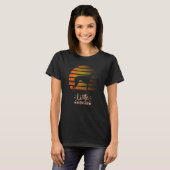 Greyhound Windhound Retro 2 T-shirt (Voorkant volledig)
