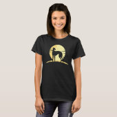 Greyhound Windhound Retro 5 T-shirt (Voorkant volledig)