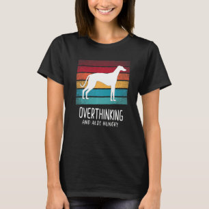 Greyhound Windhound Retro 8 T-shirt