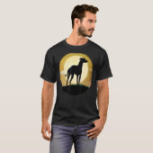 Greyhound Windhound Retro T-shirt (Voorkant volledig)