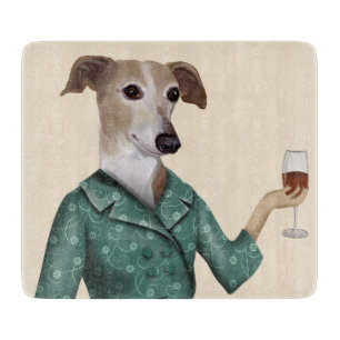 Greyhound Wine Snob Snijplank