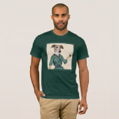 Greyhound Wine Snob T-shirt (Voorkant volledig)