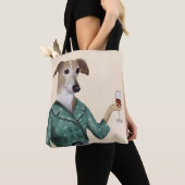 Greyhound Wine Snob Tote Bag (Dichtbij)