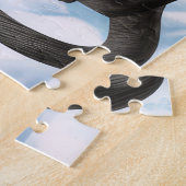 Greyhound Winter Wonderland Christmas Joy Legpuzzel (Zijkant)