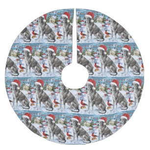 Greyhound Winter Wonderland Kerstvreugde Kerstboom Rok