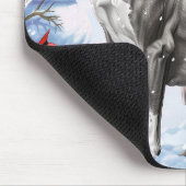 Greyhound Winter Wonderland Kerstvreugde Muismat (Hoek)