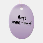 Greyhound Witch Keramisch Ornament (Achterkant)