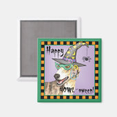 Greyhound Witch Magneet (Voorkant / Achterkant)