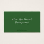 Greyhound Wreate Kerstfeestdag Gift Kaart Label (Achterkant)