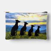 Greyhound Zonsondergang Etui (Voorkant)