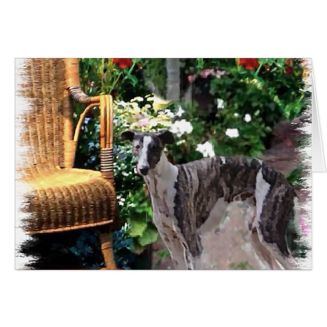 Greyhoundliefhebbers kunstcadeaus (Voorkant Horizontaal)