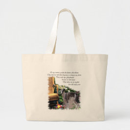 Greyhoundliefhebbers kunstcadeaus grote tote bag